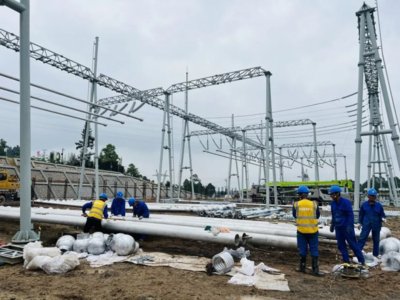 電亮千億光伏路 樂(lè)山南500千伏輸變電工程建設(shè)護(hù)航“中國(guó)綠色硅谷”